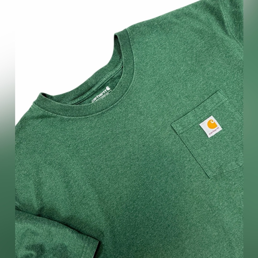 Carhartt Green Pocket Tee Men’s 3XL Loose Fit Short Sleeve Shirt